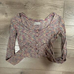 Urban Outfitters Multicolor Ribbed Women's Top, size M